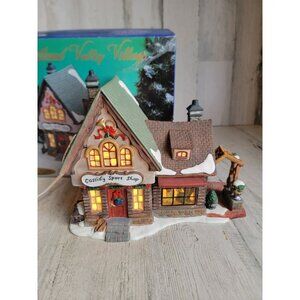 Heartland valley village Cassidy sports shop deluxe porcelain vintage Xmas